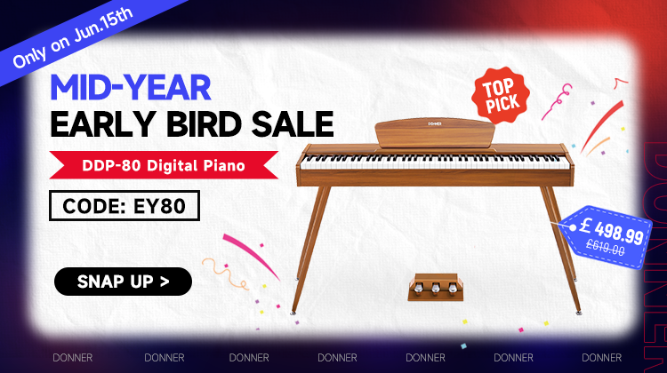 Donner Music Mid-Year Sale 2023 is Coming!