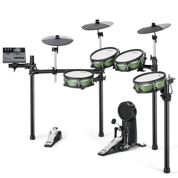 Donner DED-500 Electronic Drum Set 5-Drum 3-Cymbal with Standard Mesh Heads/Included BD Pedal