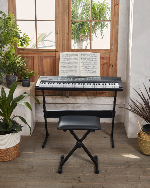 Donner DEK-610 Full-Size 61-Key Electric  Keyboard with LCD Kit 