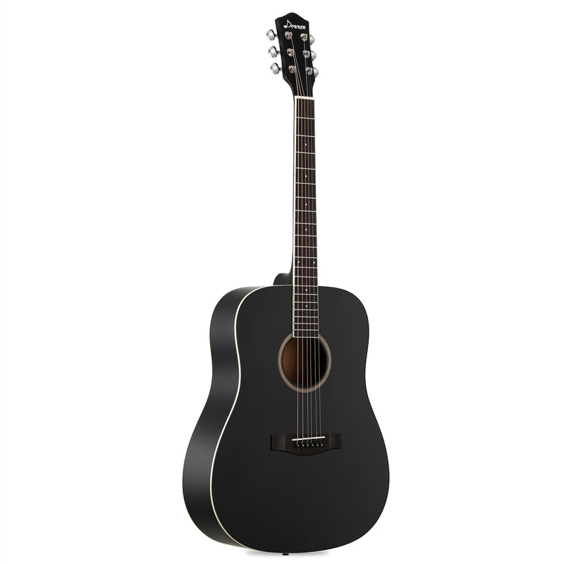 Donner DAG-1B 41-Inch Full-Size Acoustic  Guitar Beginner Kit, Right Handed, Black